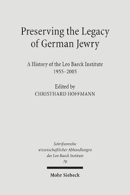 Preserving the Legacy of German Jewry 1