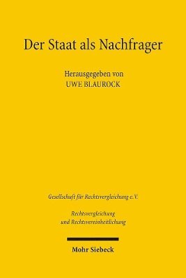 Uwe Blaurock - Der Staat als Nachfrager, Häftad