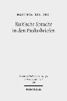 Kultische Sprache in den Paulusbriefen