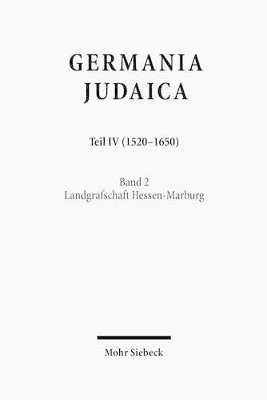 Wolfgang Treue, Stefan Rohrbacher, Michael Toch, Israel Yuval - Germania Judaica, Inbunden