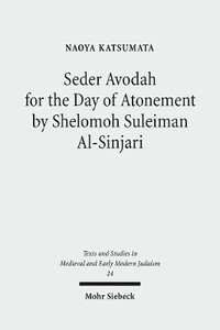 bokomslag Seder Avodah for the Day of Atonement by Shelomoh Suleiman Al-Sinjari