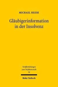 bokomslag Glubigerinformation in der Insolvenz