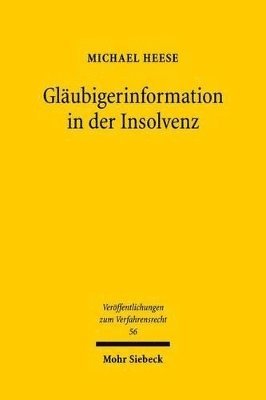 bokomslag Glubigerinformation in der Insolvenz