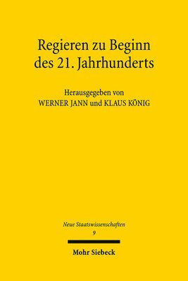 Werner Jann, Klaus König, Klaus Konig - Regieren zu Beginn des 21. Jahrhunderts, Häftad