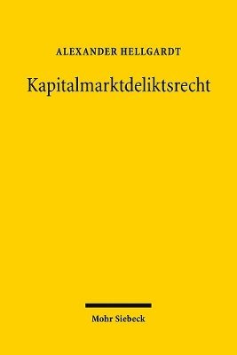 bokomslag Kapitalmarktdeliktsrecht