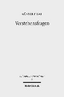 Günter Figal, Gunter Figal - Verstehensfragen, Inbunden