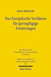 bokomslag Das Europische Verfahren fr geringfgige Forderungen