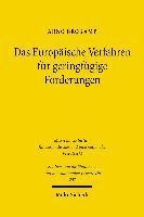 bokomslag Das Europische Verfahren fr geringfgige Forderungen