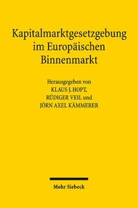 bokomslag Kapitalmarktgesetzgebung im Europischen Binnenmarkt