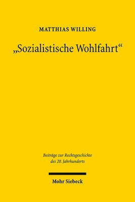 bokomslag &quot;Sozialistische Wohlfahrt&quot;