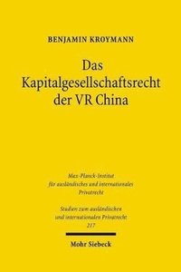 bokomslag Das Kapitalgesellschaftsrecht der VR China