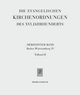 bokomslag Die evangelischen Kirchenordnungen des XVI. Jahrhunderts