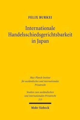 bokomslag Internationale Handelsschiedsgerichtsbarkeit in Japan