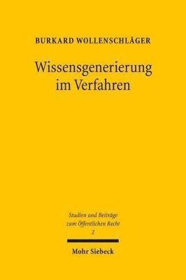 bokomslag Wissensgenerierung im Verfahren