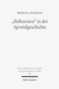 bokomslag &quot;Hellenisten&quot; in der Apostelgeschichte