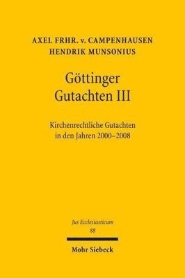 bokomslag Gttinger Gutachten III