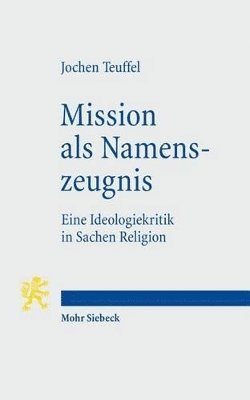 bokomslag Mission als Namenszeugnis