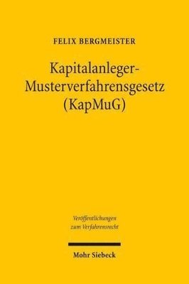 bokomslag Kapitalanleger - Musterverfahrensgesetz (KapMuG)