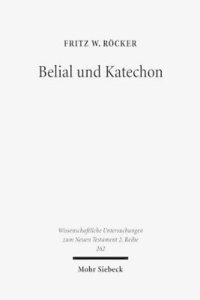 bokomslag Belial und Katechon