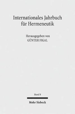 bokomslag Internationales Jahrbuch fr Hermeneutik