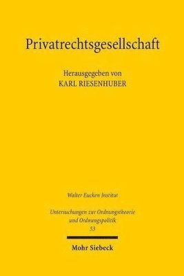 bokomslag Privatrechtsgesellschaft