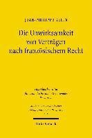 Die Unwirksamkeit von Vertrgen nach franzsischem Recht 1