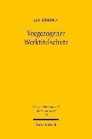 Vorgezogener Werktitelschutz 1