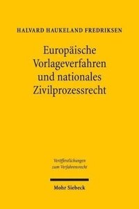 bokomslag Europische Vorlageverfahren und nationales Zivilprozessrecht