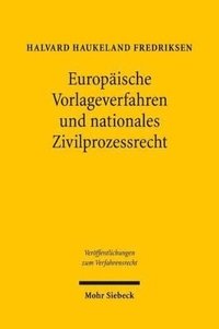 bokomslag Europische Vorlageverfahren und nationales Zivilprozessrecht