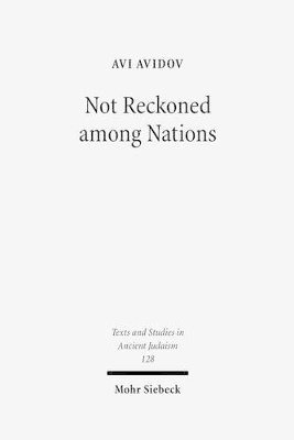 Avi Avidov - Not Reckoned among Nations, Inbunden