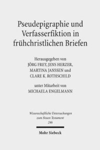 bokomslag Pseudepigraphie und Verfasserfiktion in frhchristlichen Briefen