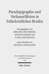 bokomslag Pseudepigraphie und Verfasserfiktion in frhchristlichen Briefen