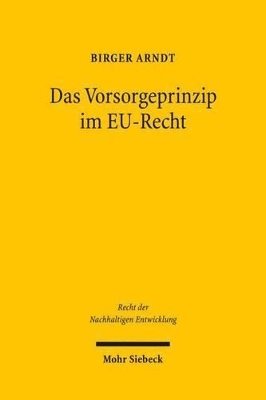 bokomslag Das Vorsorgeprinzip im EU-Recht