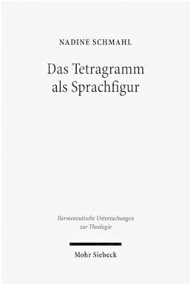 bokomslag Das Tetragramm als Sprachfigur