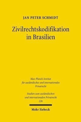 bokomslag Zivilrechtskodifikation in Brasilien