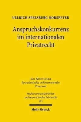 bokomslag Anspruchskonkurrenz im internationalen Privatrecht