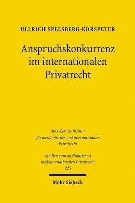 bokomslag Anspruchskonkurrenz im internationalen Privatrecht