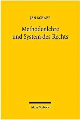 bokomslag Methodenlehre und System des Rechts