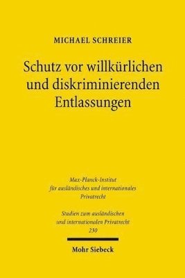 bokomslag Schutz vor willkrlichen und diskriminierenden Entlassungen