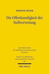 bokomslag Die Offenkundigkeit der Stellvertretung