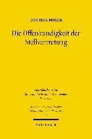 Die Offenkundigkeit der Stellvertretung 1