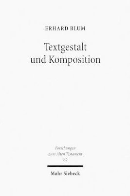 bokomslag Textgestalt und Komposition