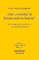 &quot;Eine Universitt fr Juristen und von Juristen&quot; 1