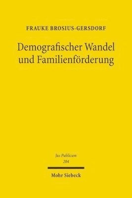 bokomslag Demografischer Wandel und Familienfrderung