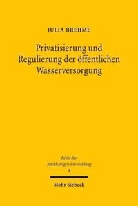 bokomslag Privatisierung und Regulierung der ffentlichen Wasserversorgung