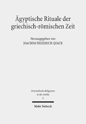 bokomslag gyptische Rituale der griechisch-rmischen Zeit