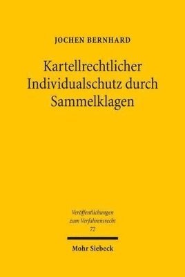 bokomslag Kartellrechtlicher Individualschutz durch Sammelklagen