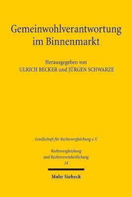 bokomslag Gemeinwohlverantwortung im Binnenmarkt