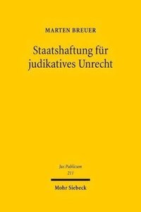 bokomslag Staatshaftung fr judikatives Unrecht