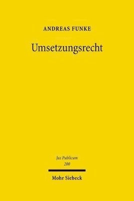Andreas Funke - Umsetzungsrecht, Inbunden
